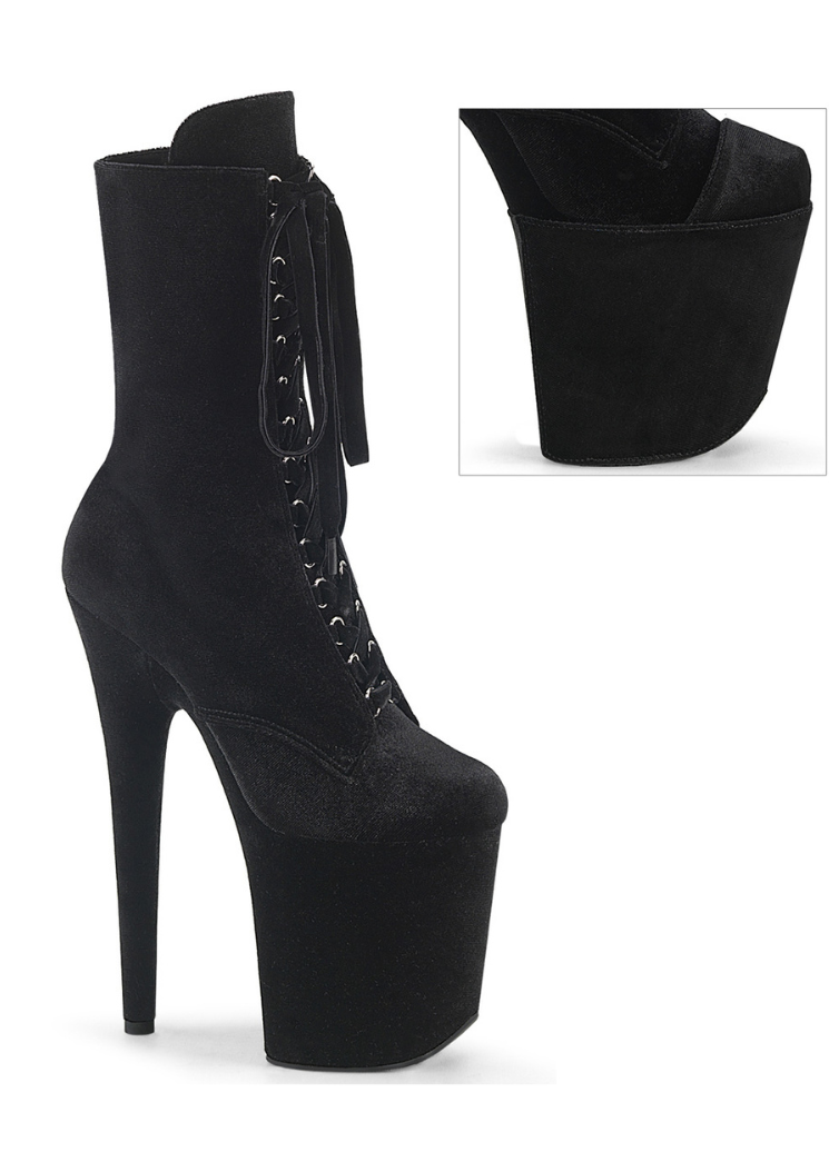 Flamingo 1045VEL - 8 inch - Black Velvet
