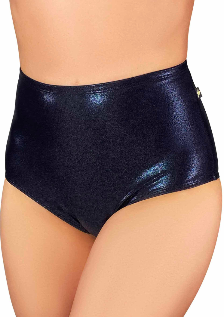 Shorty Taille haute Metallic - Black Metal