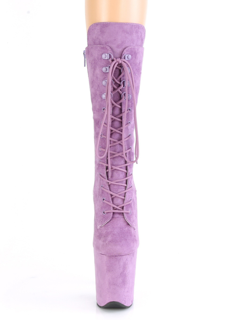 Flamingo 1050FS faux suede - 8 inch - Lilac