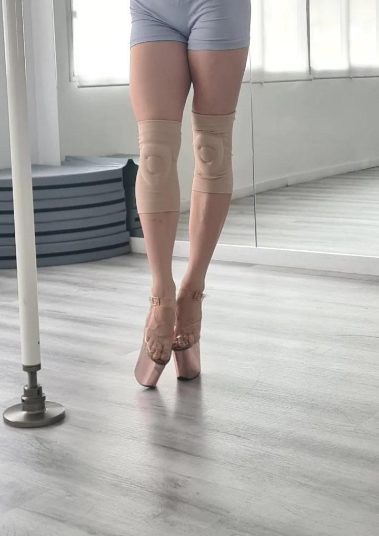 Genouillères Gel silicone - Beige