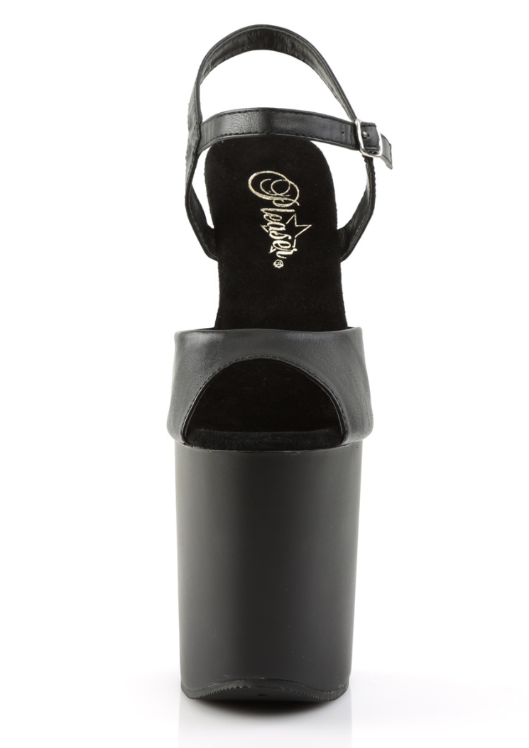 Flamingo 809 - 8 inch - Black faux leather