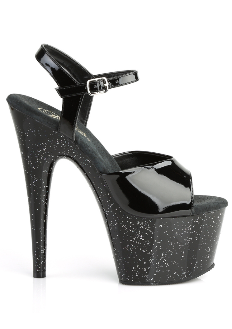 Adore 709MG - 7 inch - Black / paillettes