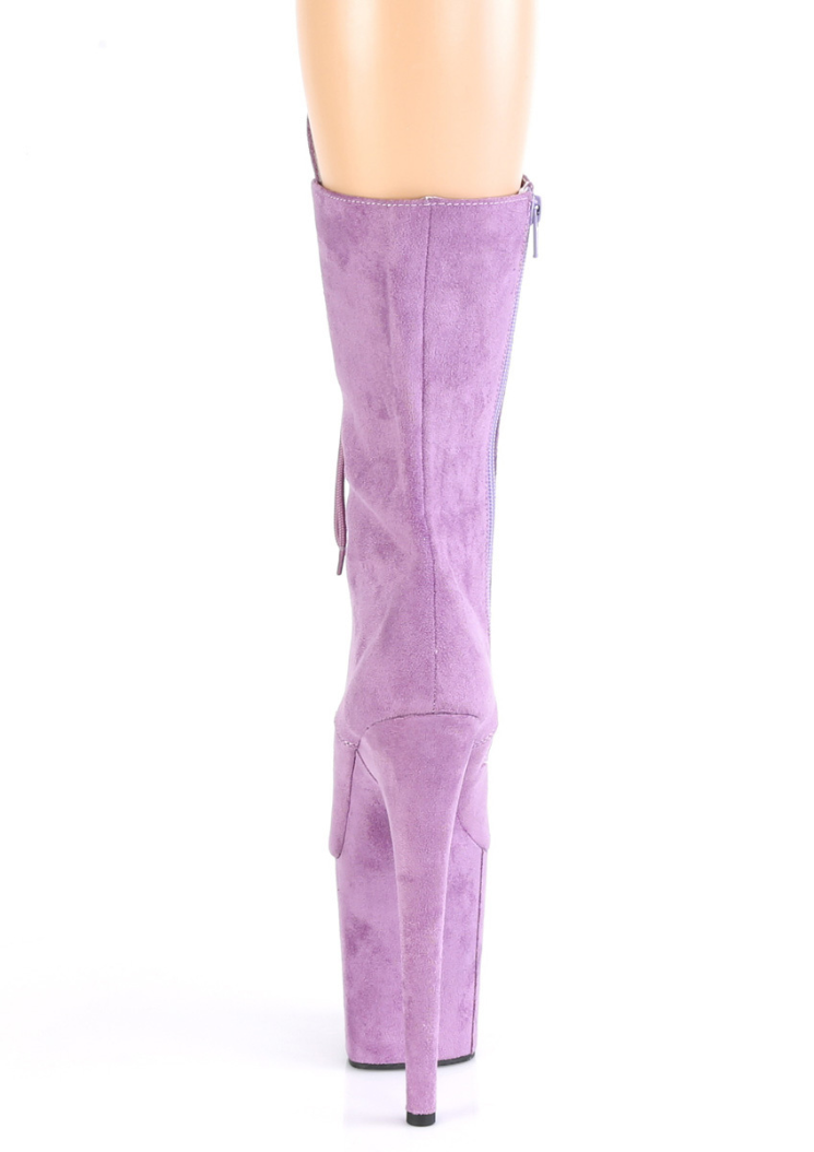 Flamingo 1050FS faux suede - 8 inch - Lilac