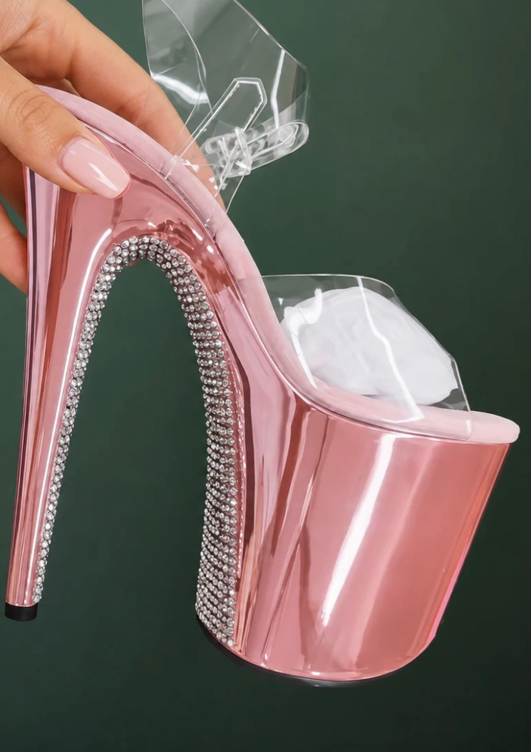 Chrome 8inch - Pink Diamond Back