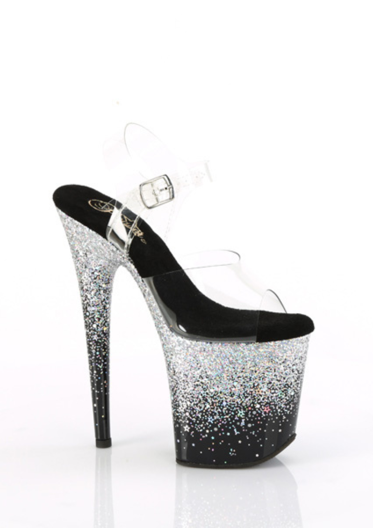 Flamingo 808SS - Black Silver Glitter
