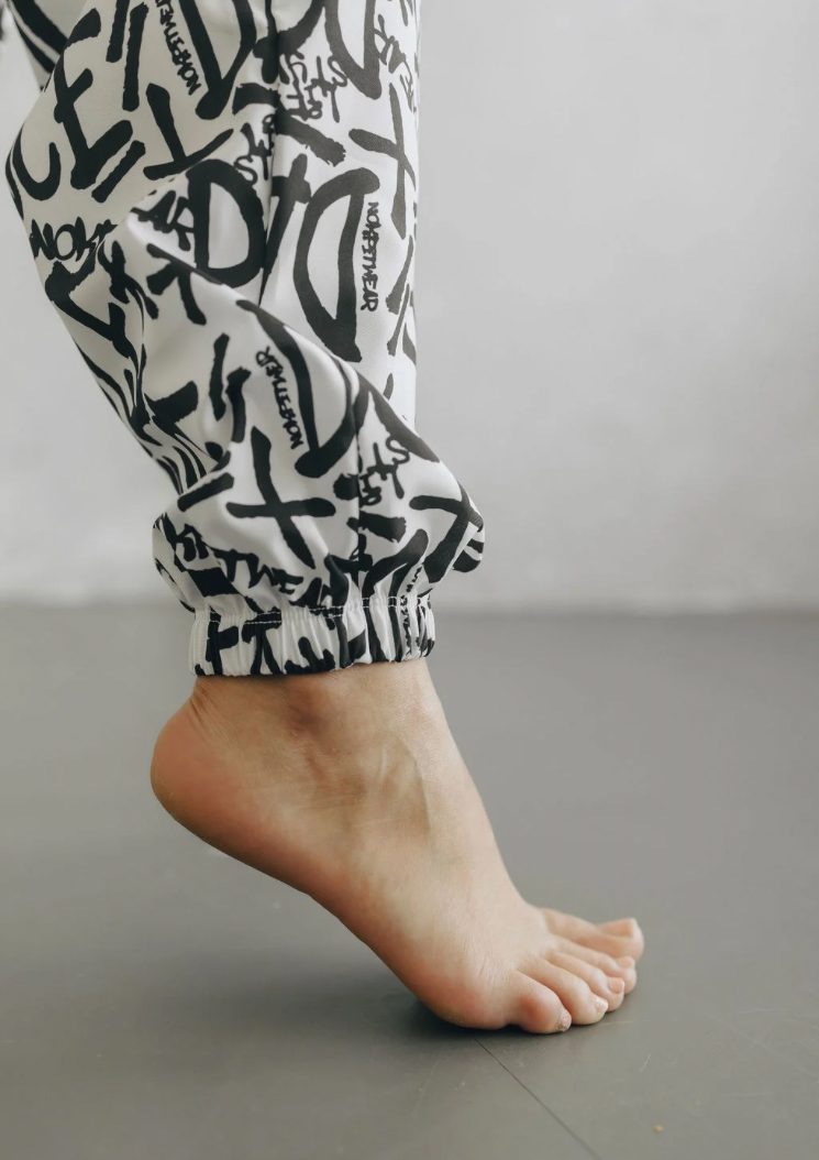 Pantalon Dai - Street Blanc/Noir