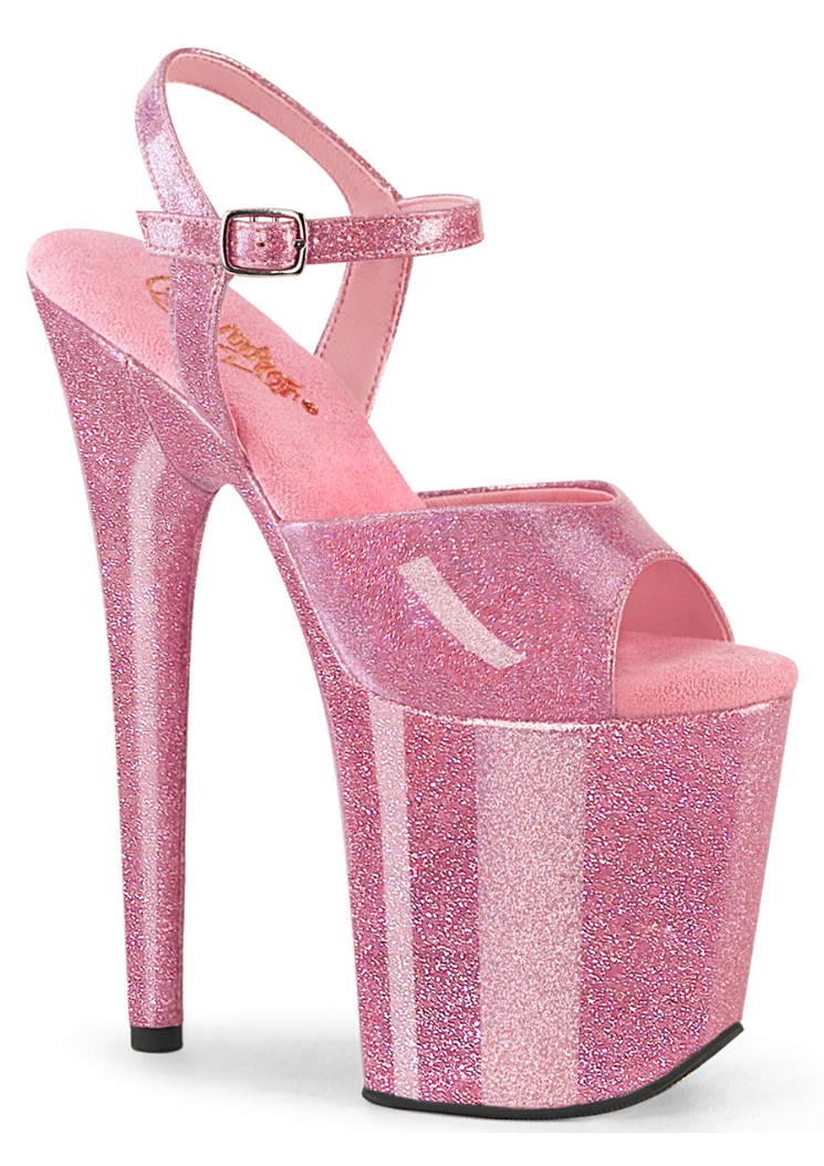 Flamingo 809GP - 8 inch - Baby Pink Glitter