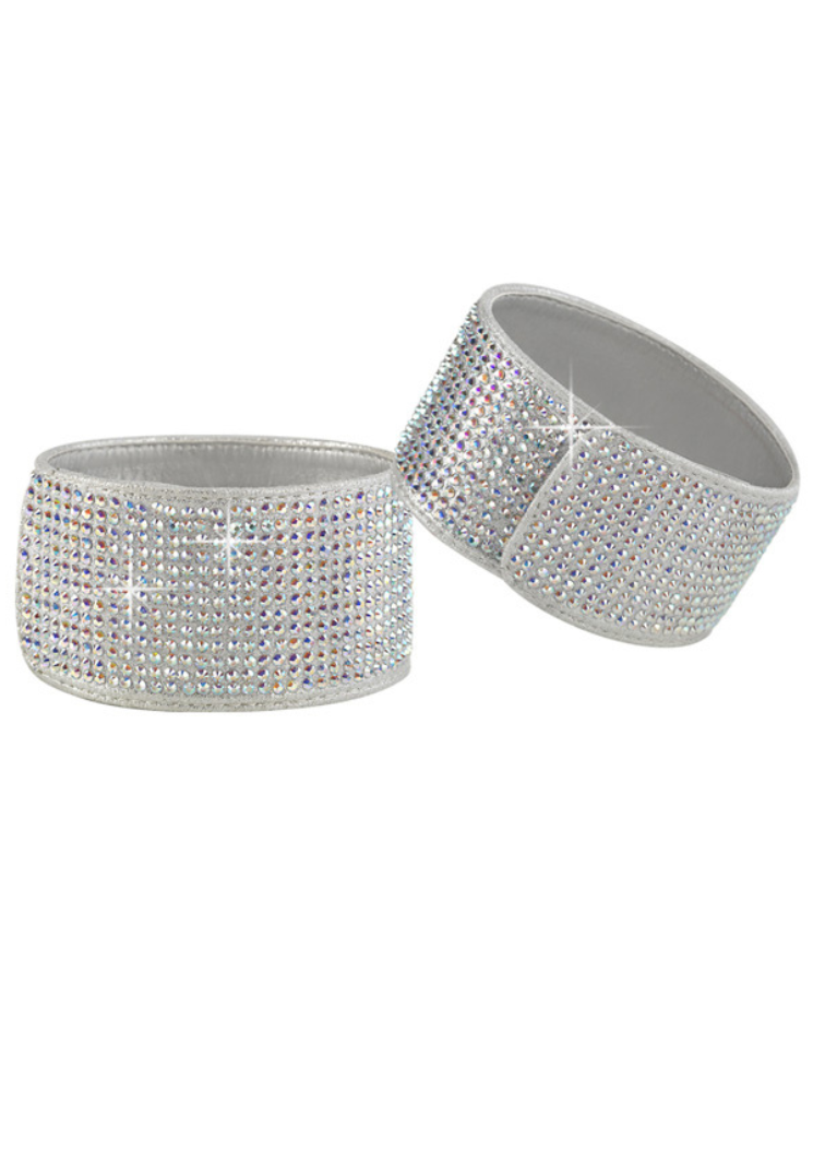 Manchettes de cheville en strass