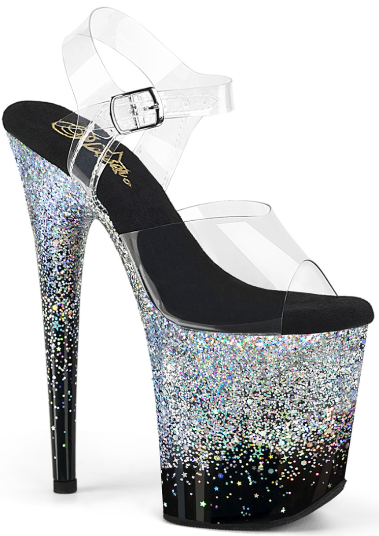 Flamingo 808SS - Black Silver Glitter
