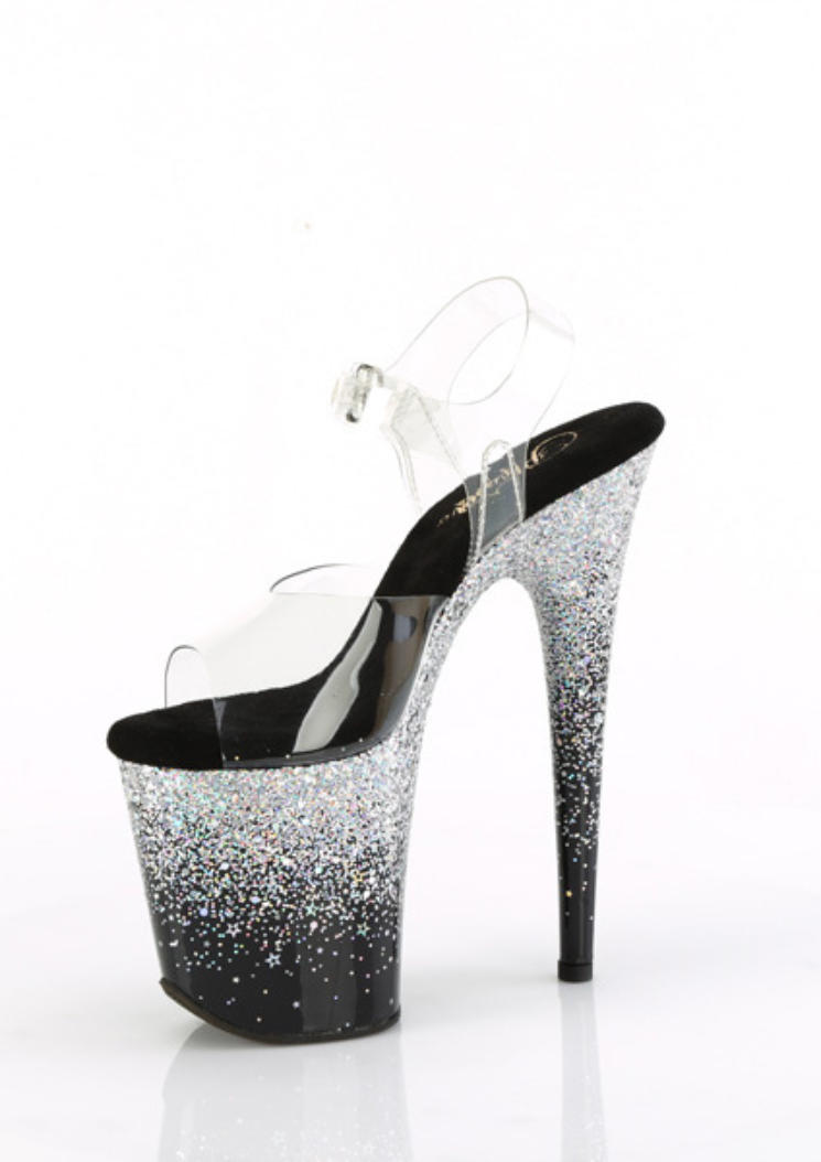 Flamingo 808SS - Black Silver Glitter