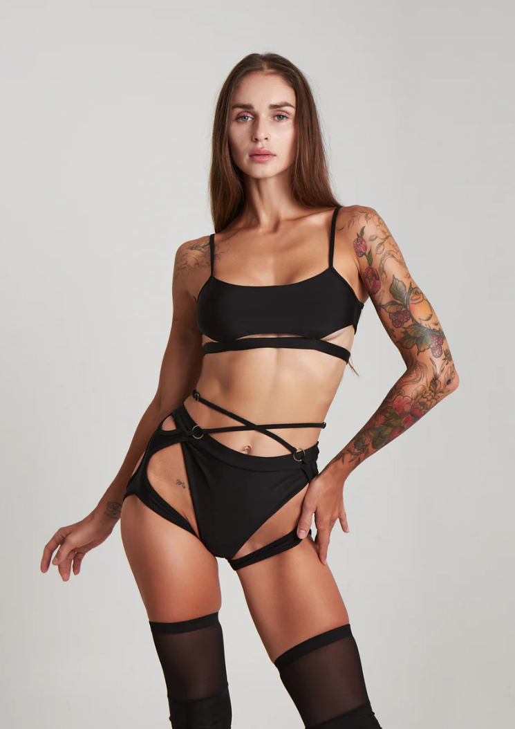 Tizzy top - Noir
