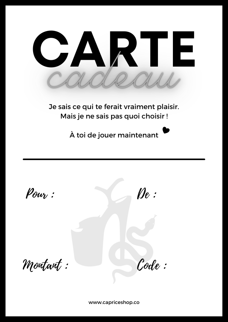 Carte cadeau