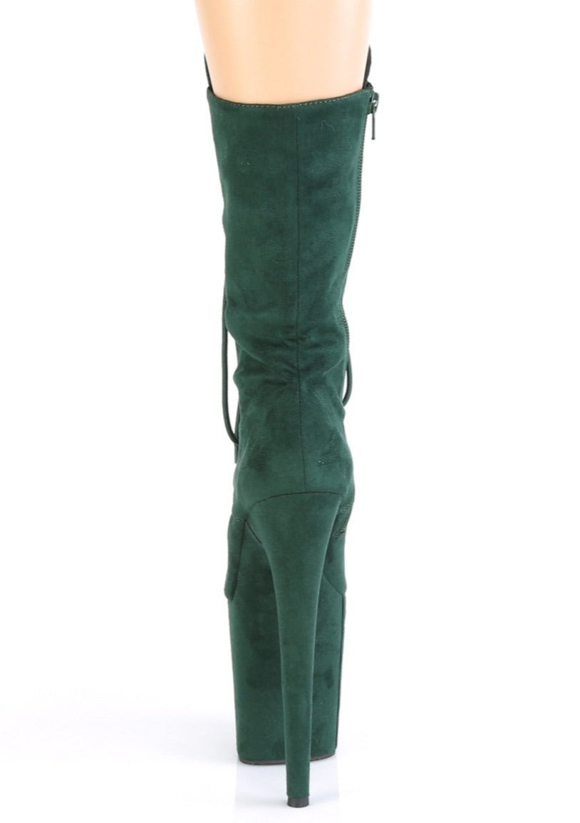 Flamingo 1050FS faux suede - 8 inch - Emerald