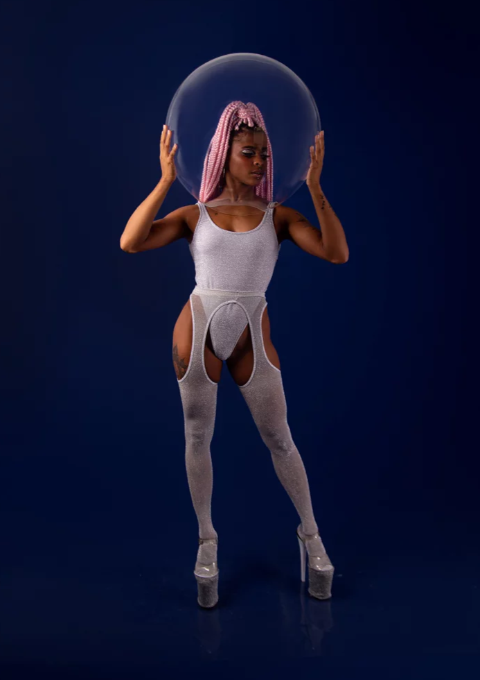 Collants Peekaboo - Stardust (lurex brillant)