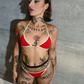 Tease Micro Bikini - Red