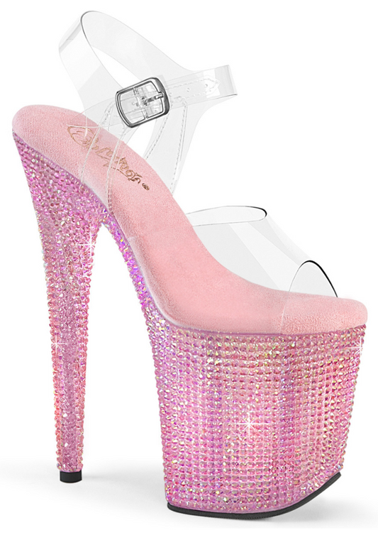 *pré-commande* Bejeweled 808RRS - 8 inch - Pink rhinestones