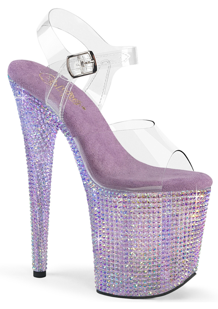 *pré-commande* Bejeweled 808RRS - 8 inch - Lavender rhinestones