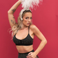 Shorty Roxie Mesh Diamante - Noir