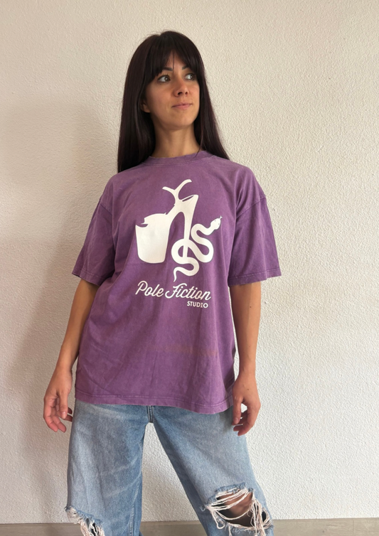 Oversize T-shirt 10yo Festival - Violet