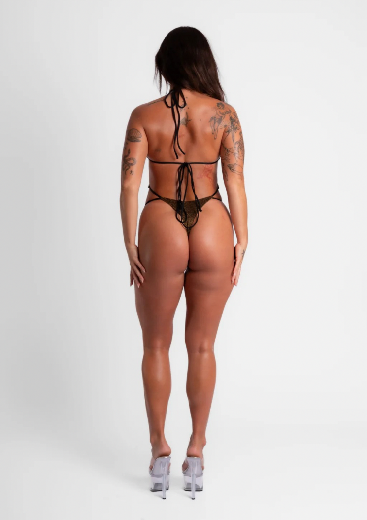 Honey Hustle Body - Glitter Gold&Black