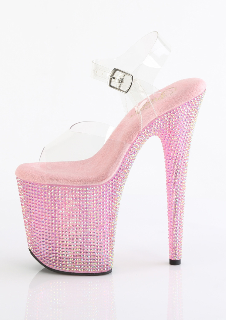 *pré-commande* Bejeweled 808RRS - 8 inch - Pink rhinestones