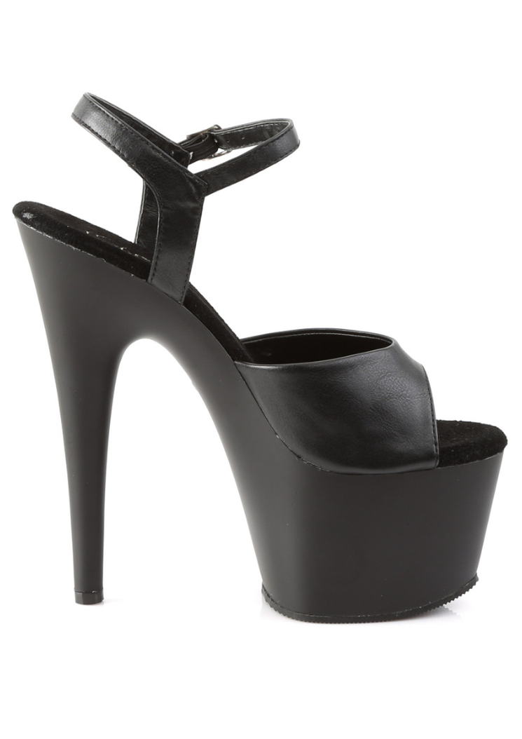 Adore 709 - 7 inch - Black faux leather