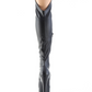 Flamingo 3014 - 8 inch - Black Faux Leather