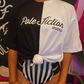 Oversize Soccer T-shirt - Noir / Blanc