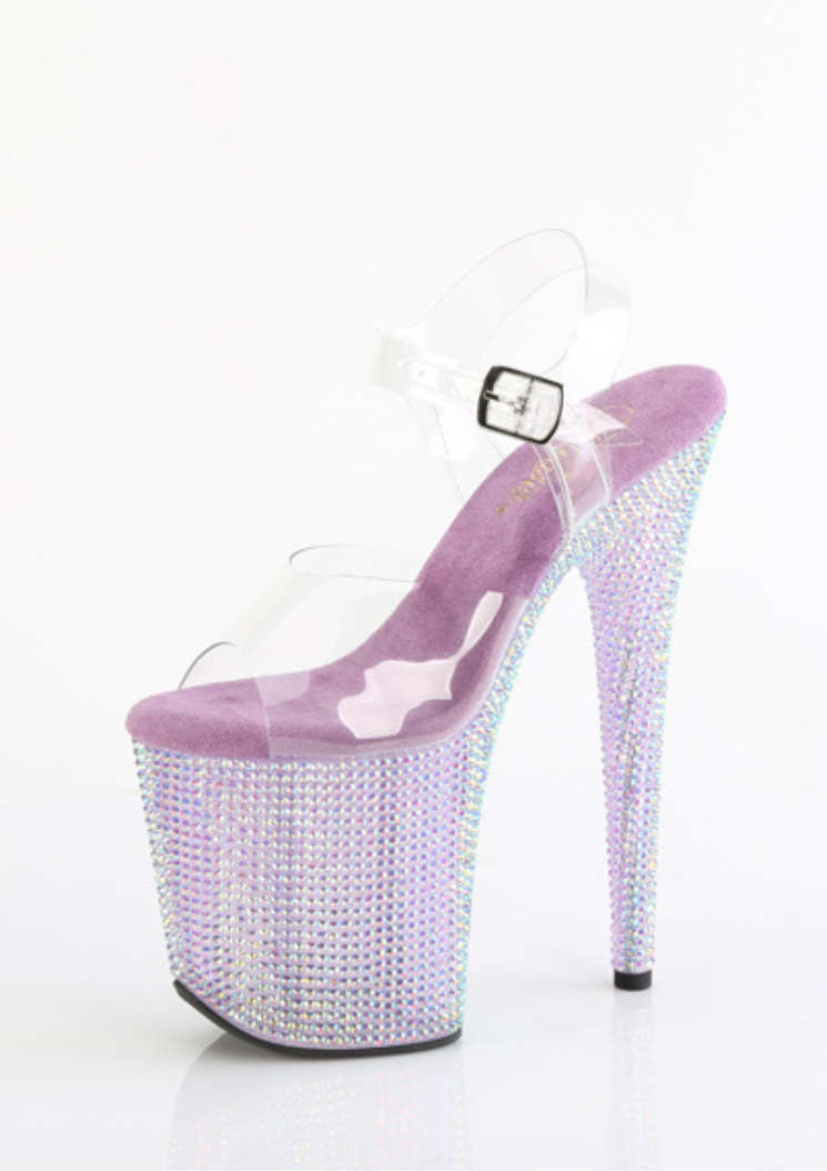 *pré-commande* Bejeweled 808RRS - 8 inch - Lavender rhinestones