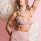 Shorty Roxie Mesh Diamante - Taupe