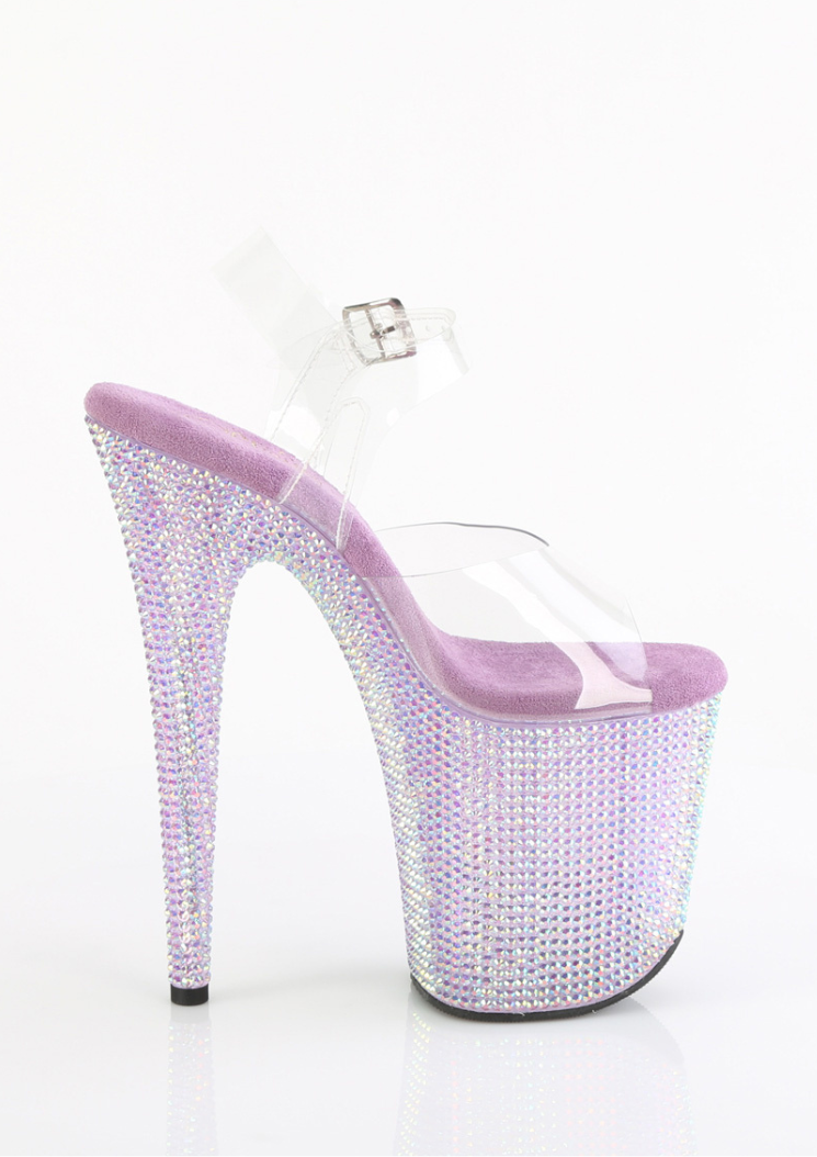 *pré-commande* Bejeweled 808RRS - 8 inch - Lavender rhinestones