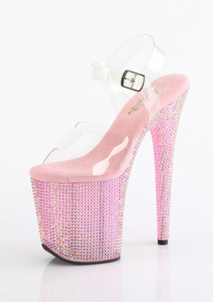 *pré-commande* Bejeweled 808RRS - 8 inch - Pink rhinestones