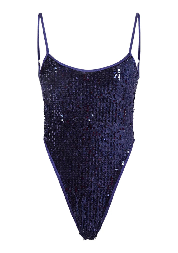 Body Ki - Bleu marine sequins