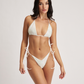 Ashley Diamante Bikini - Blanc
