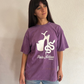 Oversize T-shirt 10yo Festival - Violet