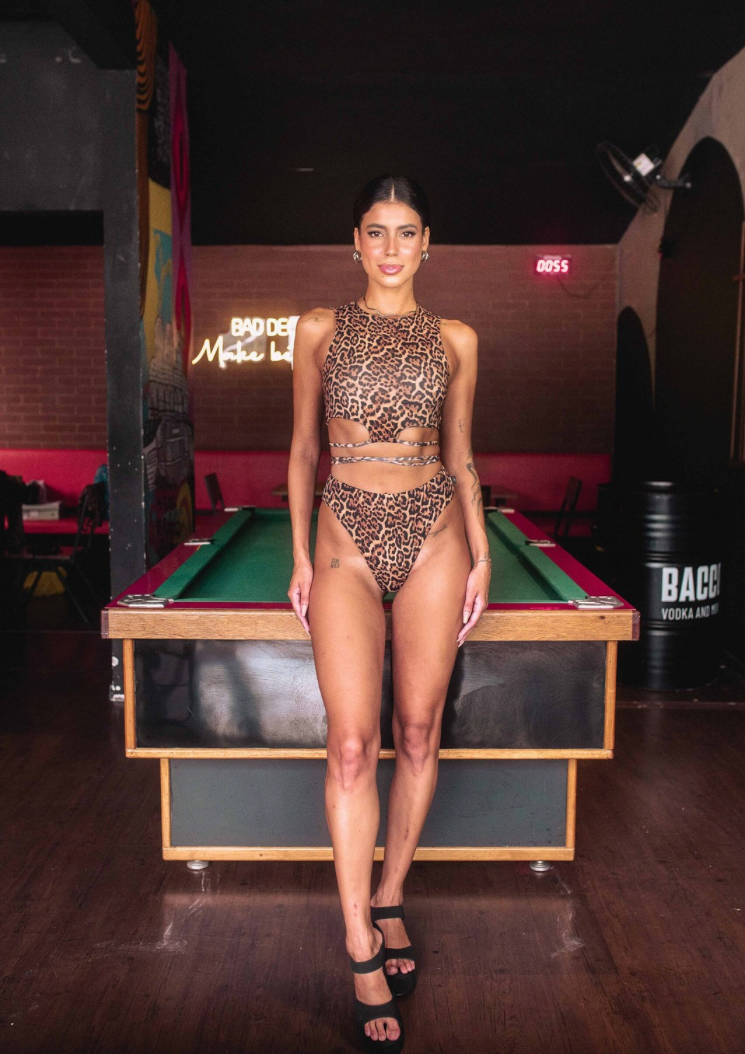 String Brazilian - Animal Print