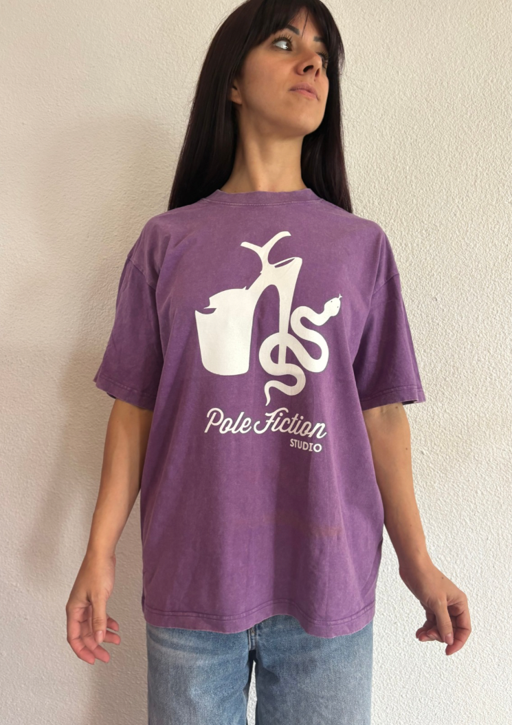 Oversize T-shirt 10yo Festival - Violet