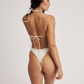 Ashley Diamante Bikini - Blanc