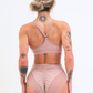 Shorty Roxie Mesh Diamante - Taupe