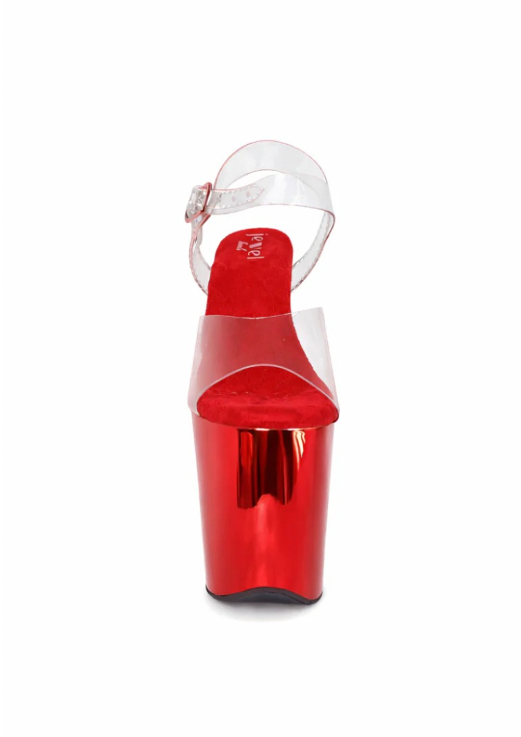 Chrome 8inch - Red Diamond Back