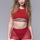 Julia short Obsession collection - Pepper Red