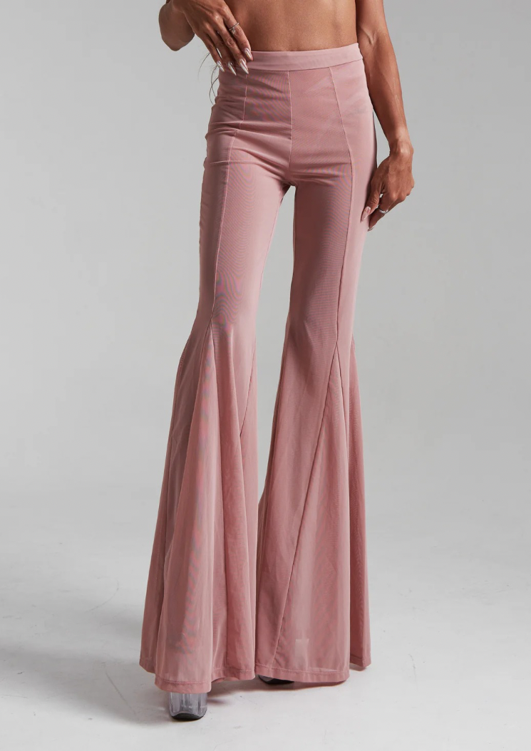 Divine Pants Moir - Rose Poudré