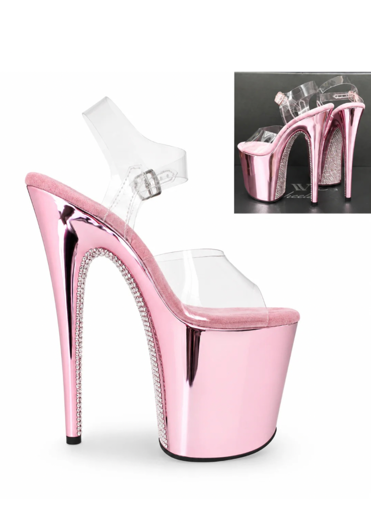Chrome 8inch - Pink Diamond Back