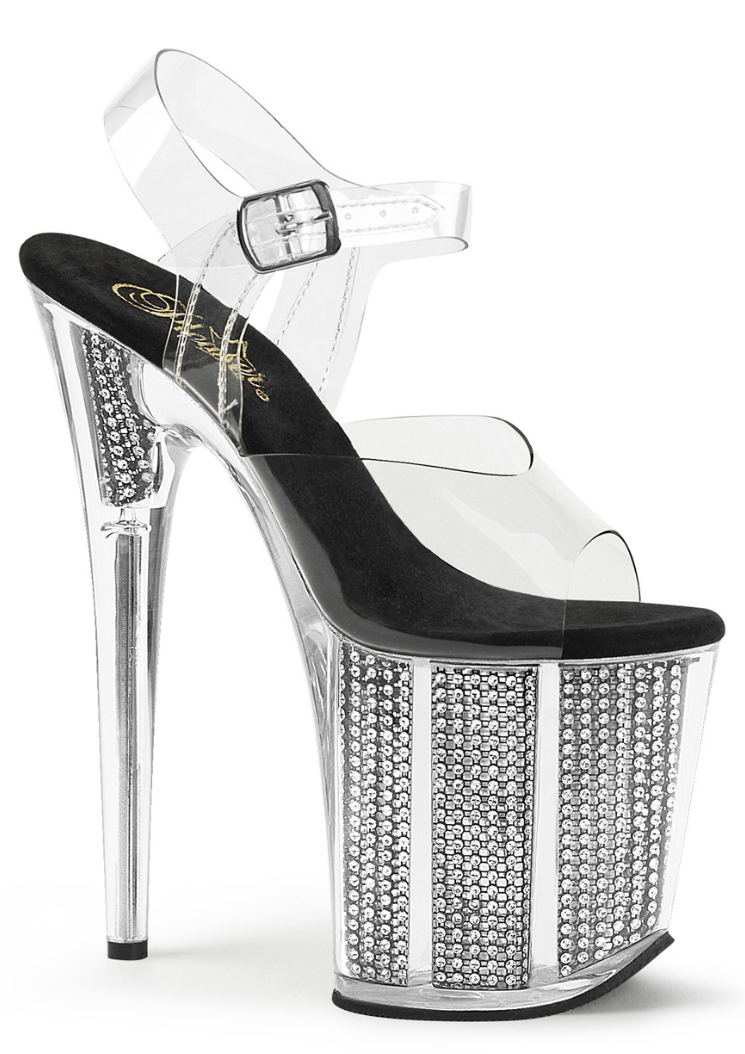 Flamingo 808SRS - 8 inch - Clear/Black