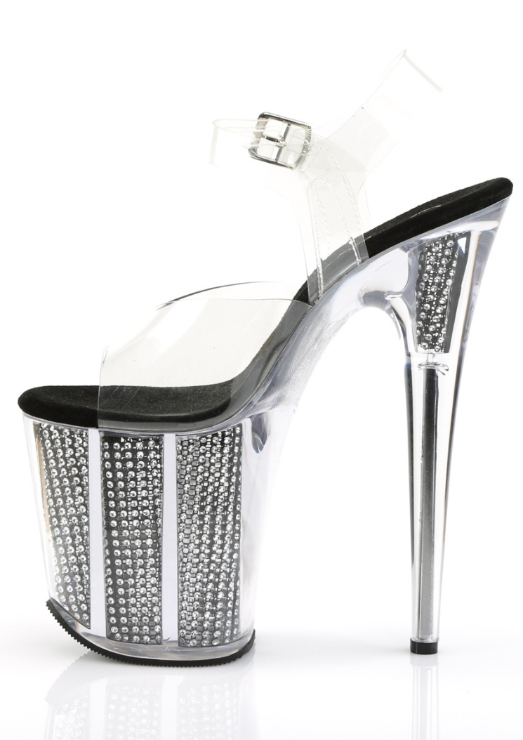 Flamingo 808SRS - 8 inch - Clear/Black