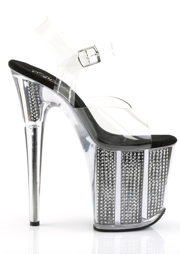 Flamingo 808SRS - 8 inch - Clear/Black