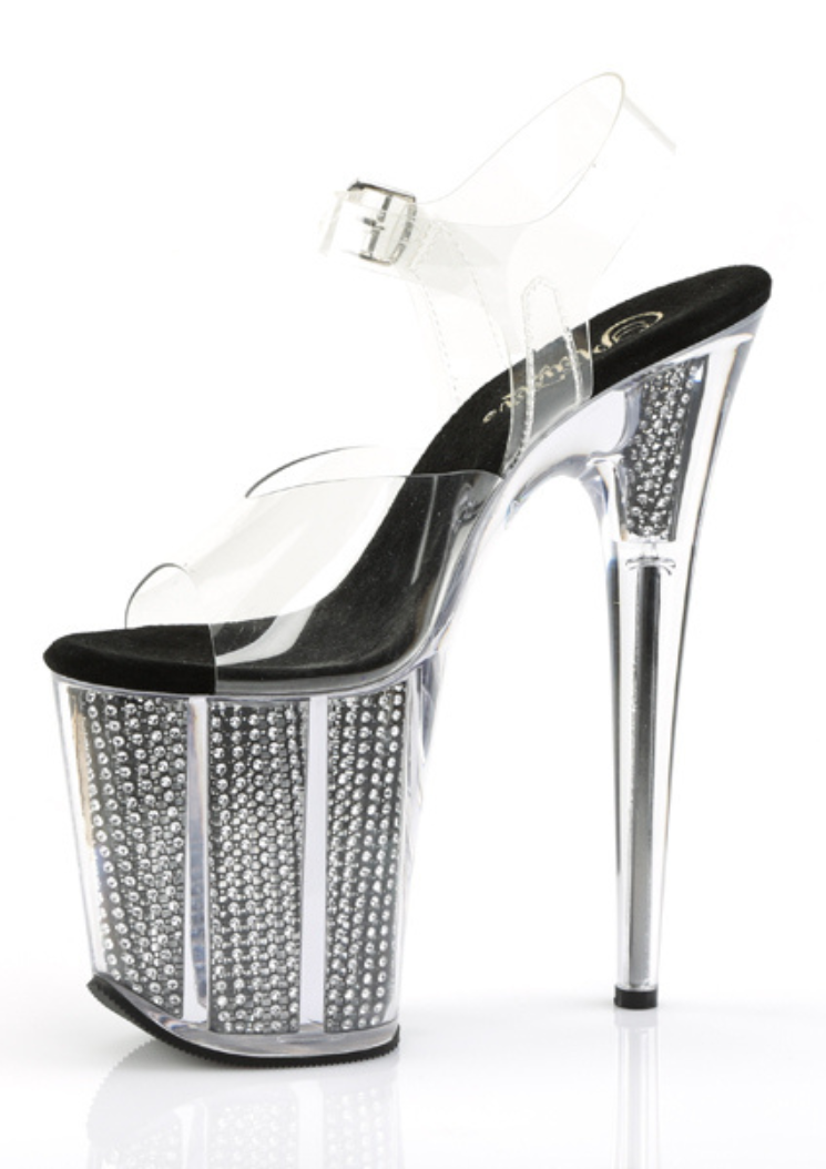 Flamingo 808SRS - 8 inch - Clear/Black