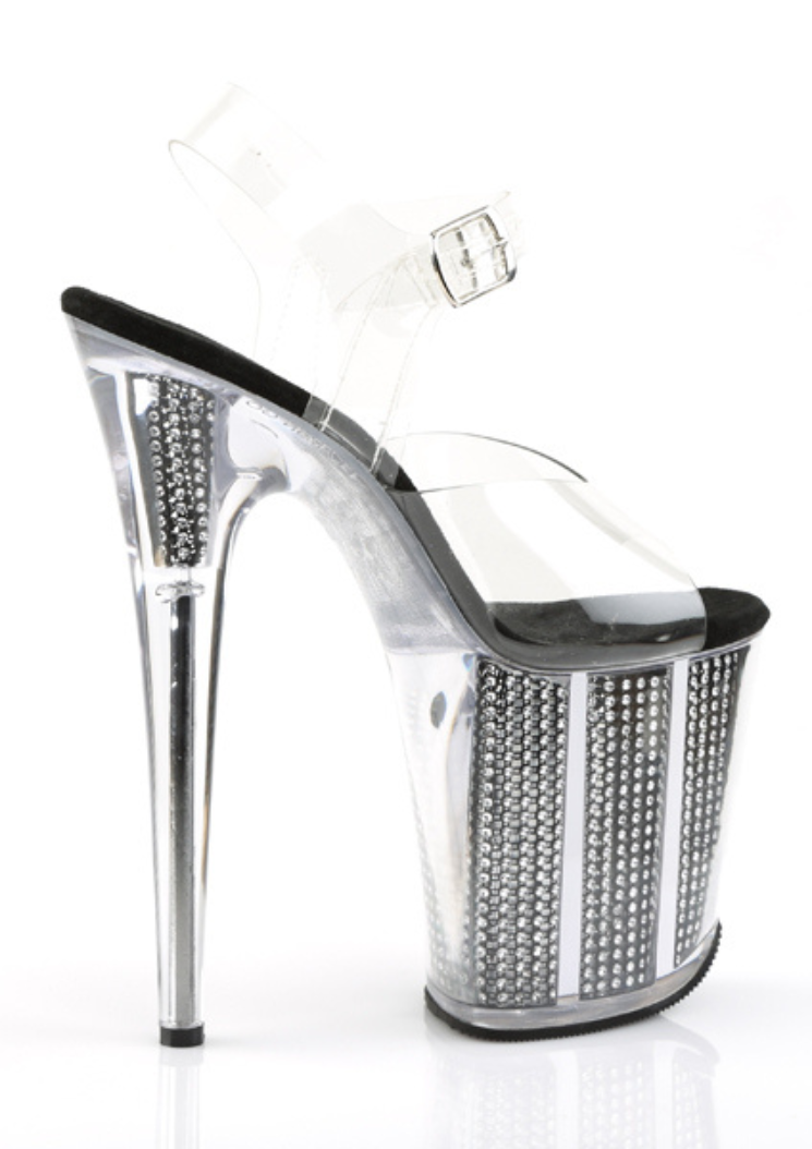 Flamingo 808SRS - 8 inch - Clear/Black