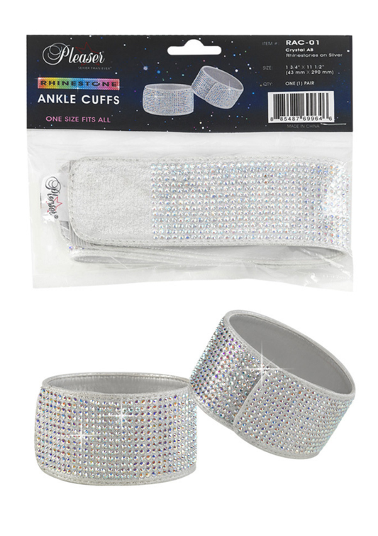 Manchettes de cheville en strass