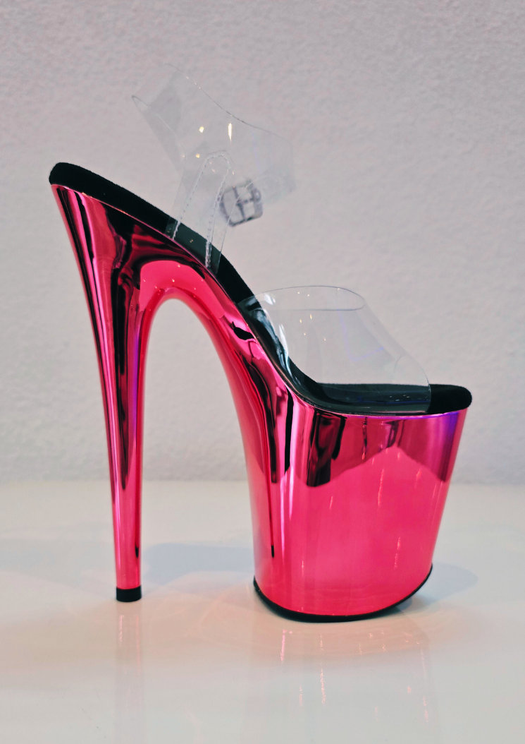 Chrome 8inch - Pink & Black